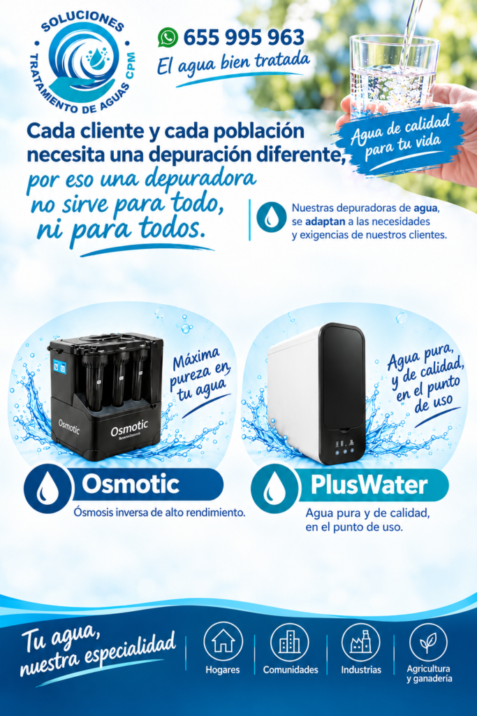 soluciones de agua pura y calidad